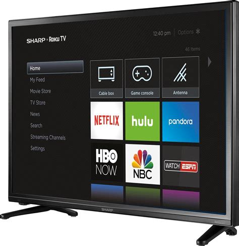 sharp 32 smart tv with roku 30 netflix gift card|Sharp .